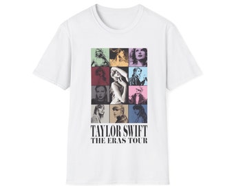 T-shirt de concert New Eras Tour - Dates européennes - Avec des illustrations de la TTPD - T-shirt Eras Tour - Europe - Swiftie