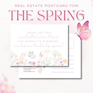 postale d'agent immobilier de printemps | postales immobilières de printemps | Cartes postales immobilières de mars | Expédition de mars pour agents immobiliers | Envois pour agents immobiliers