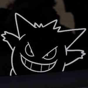 Gengar Peeker Vinyl Decal