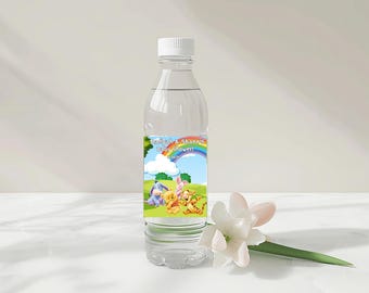 custom any theme water bottle (labels only)(16oz) qty 24