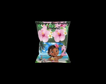 baby moana customize chip bag (filled) qty 24