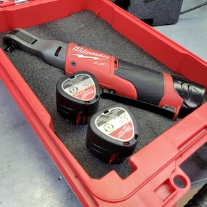 Milwaukee Packout M12 Fuel Ratchet Foam Insert DXF File