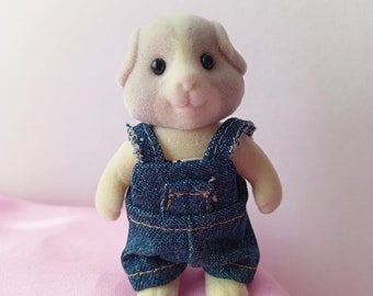Sylvan1an fam1lies câlico crïtt3rs clothing denim overall handmade Made to order