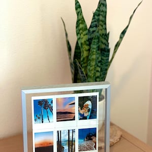 Custom Polaroid photo frame, Personalized, instax mini Polaroid, 8”x8”