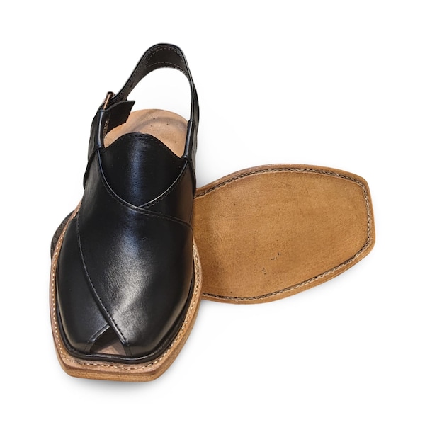 Peshwari Handmade Leather Chappal / Sandals / Flip Flop