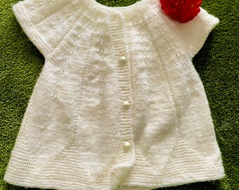 Hand knitted baby jacket sweater hat jacket newborn gift baby socks