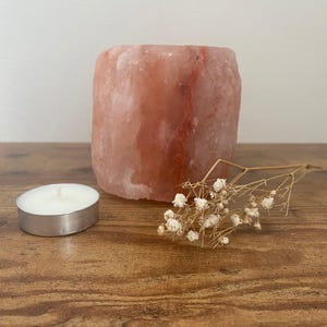 Himalayan Salt Candle Holder | Candle Holders | Home Decor | Himalayan Salt