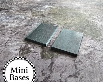 75mm x 50mm Rectangle Bases Old World