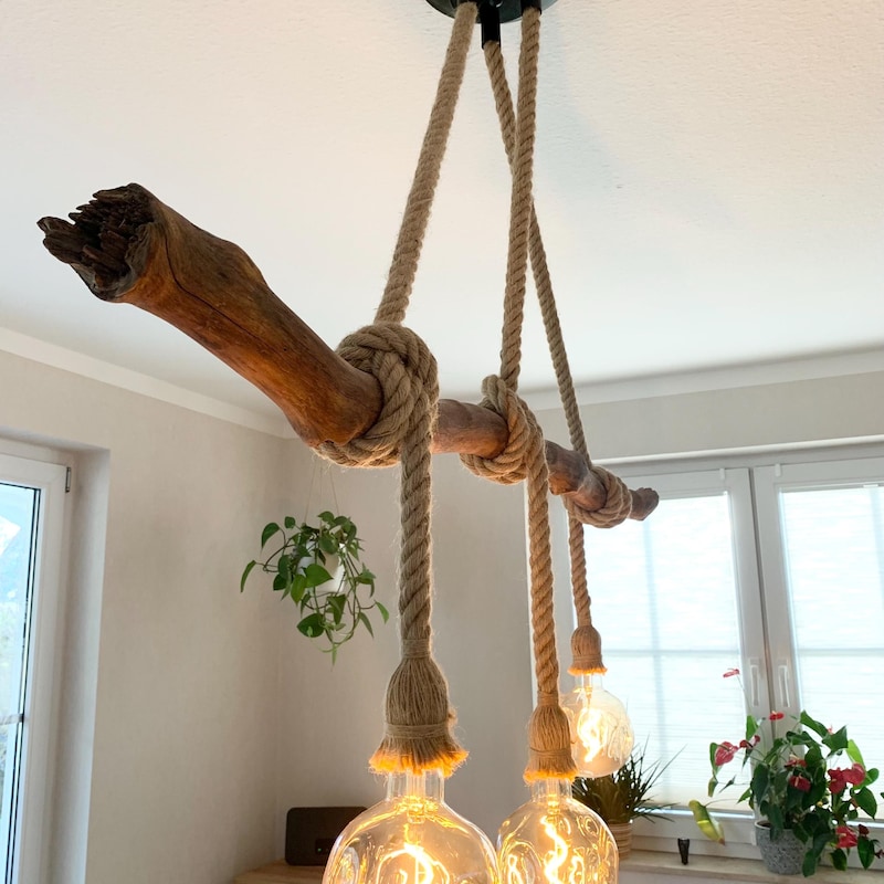 Deckenlampe Aus Treibholz