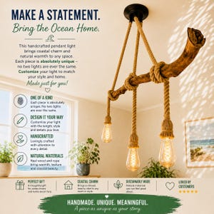Lámpara colgante de madera flotante personalizada, diseña tu propia lámpara de techo de madera, araña hecha a mano, iluminación de madera natural única, LED regulable