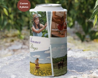 Wedding Koozies, Personalized Photo Can Cooler for Weddings, Bachelorette Koozies, Wedding Coozies, Party Can Coozie, Gift for Couples