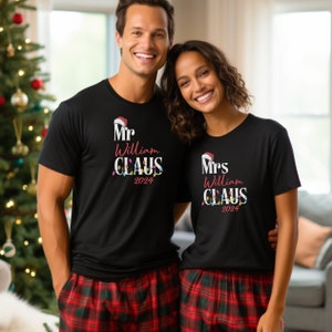 Mrs Claus Pajamas Etsy Canada