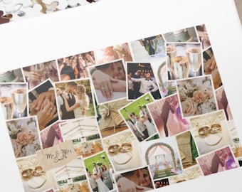Personalized Photo Puzzle, Jigsaw Puzzle Table, Photo Collage Puzzle, Custom Jigaw Puzzle, Puzzle Photo, Family Puzzle, Puzzle with box