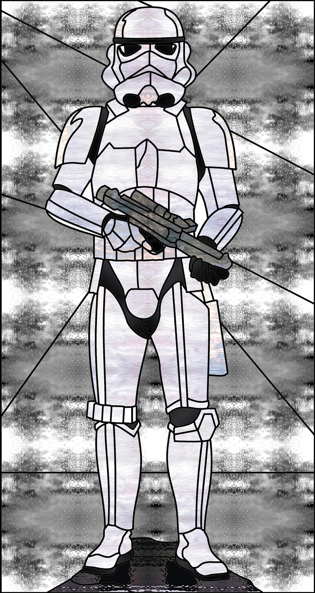 Stained Glass Pattern - Stormtrooper - Etsy