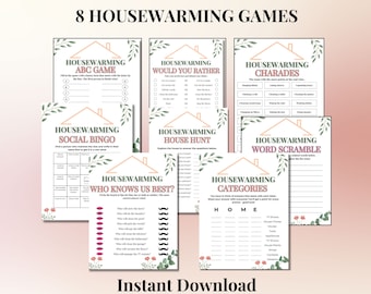新築祝いのゲーム：新居のオーナーが楽しめる楽しいアクティビティ（PDF）