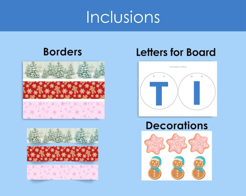 Winter Bulletin Board Kit, Printable Classroom Decor, Cozy Winter Theme ...