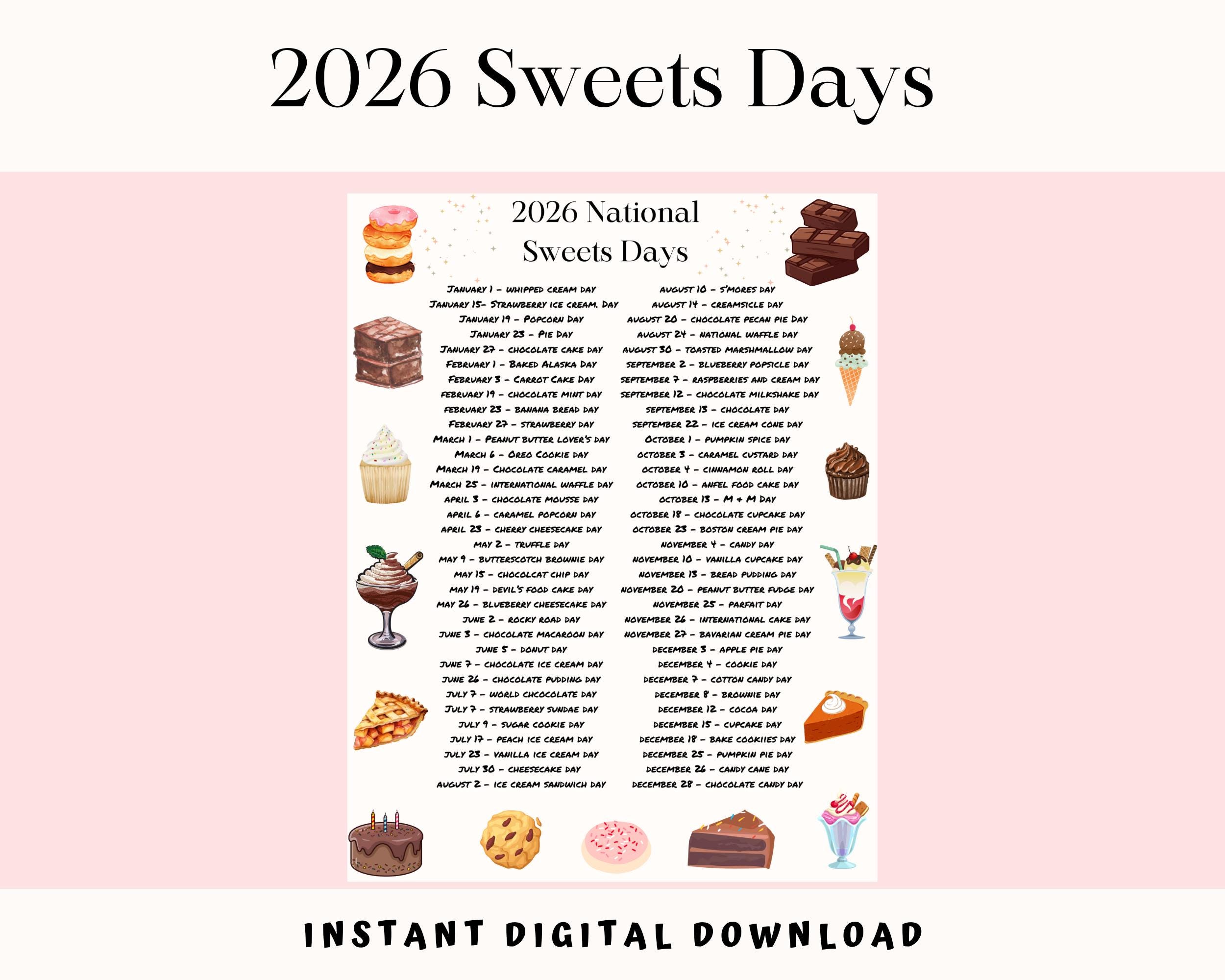 National Dessert Day Celebrations In July 2026