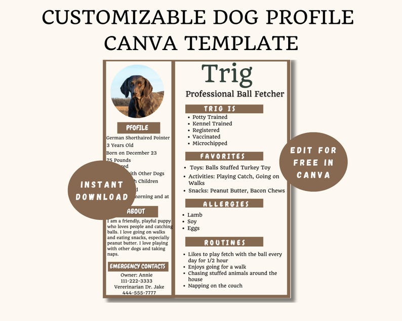 Customizable Pet Profile Canva - Il 794xN.6430868495 35qi 