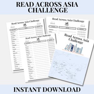 Desafío de lectura en Asia - Desafío del club de lectura - Desafío de lectura - Desafío de lectura - Elige un libro de cada país para leer - Aula