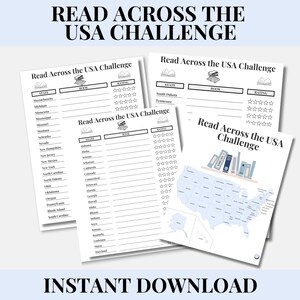 Défi Lire à travers les États-Unis - Défi livre - Défi lecture - Clubs de lecture - Choisissez un livre de chaque État à lire - Carte des États-Unis