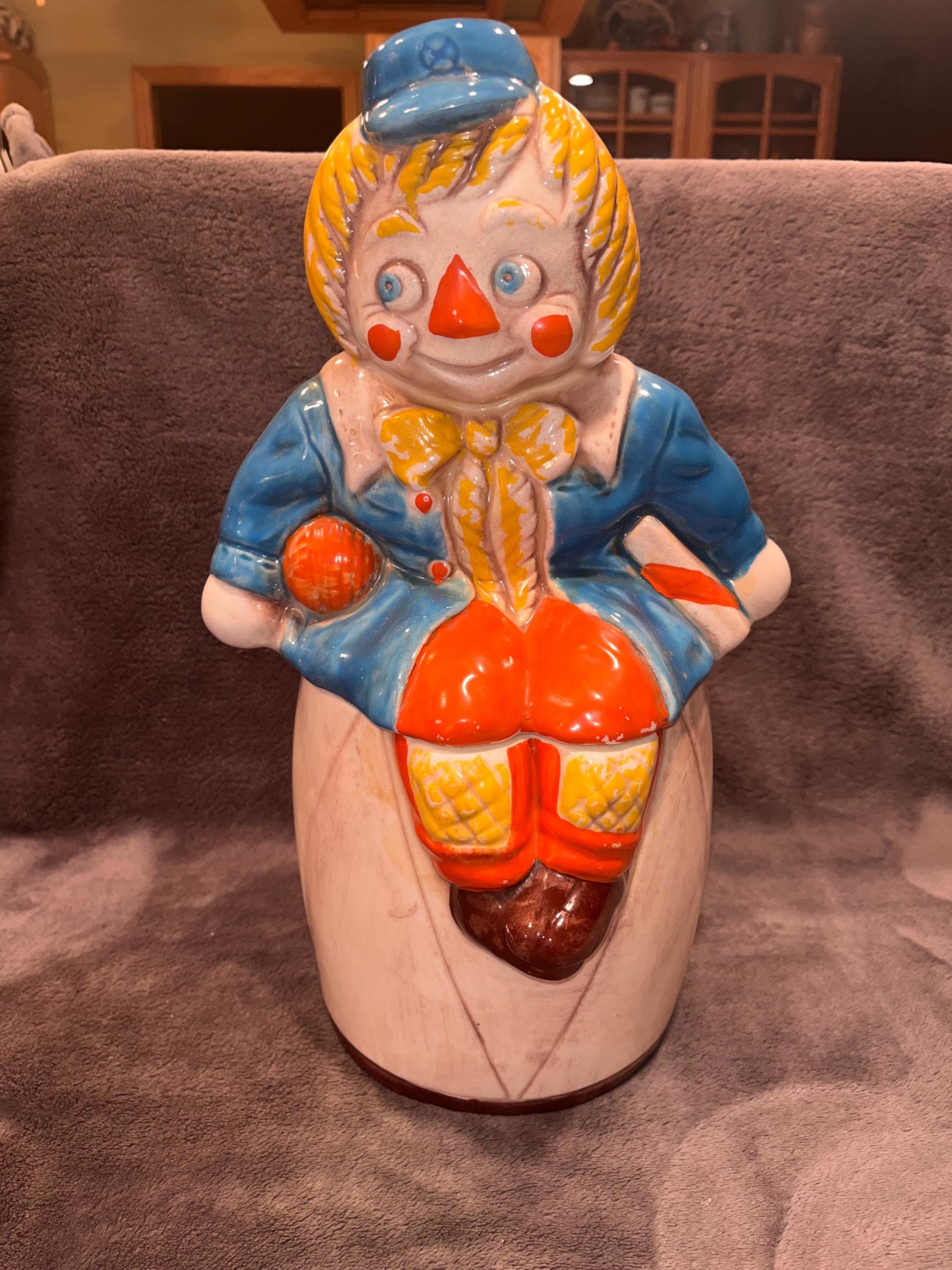 Raggedy Andy Cookie Jar - Etsy