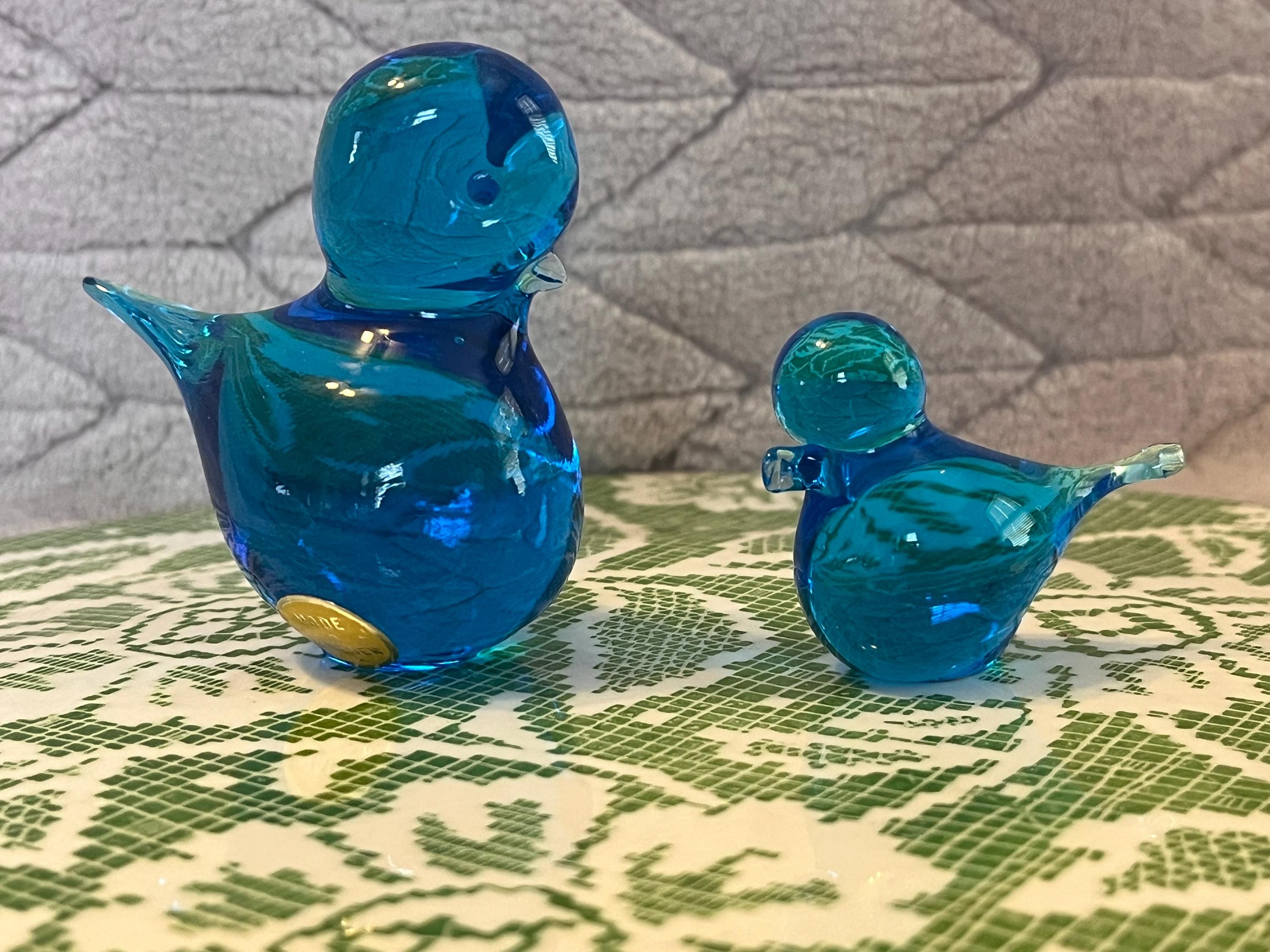 Swedish Blue Glass Vintage - Etsy