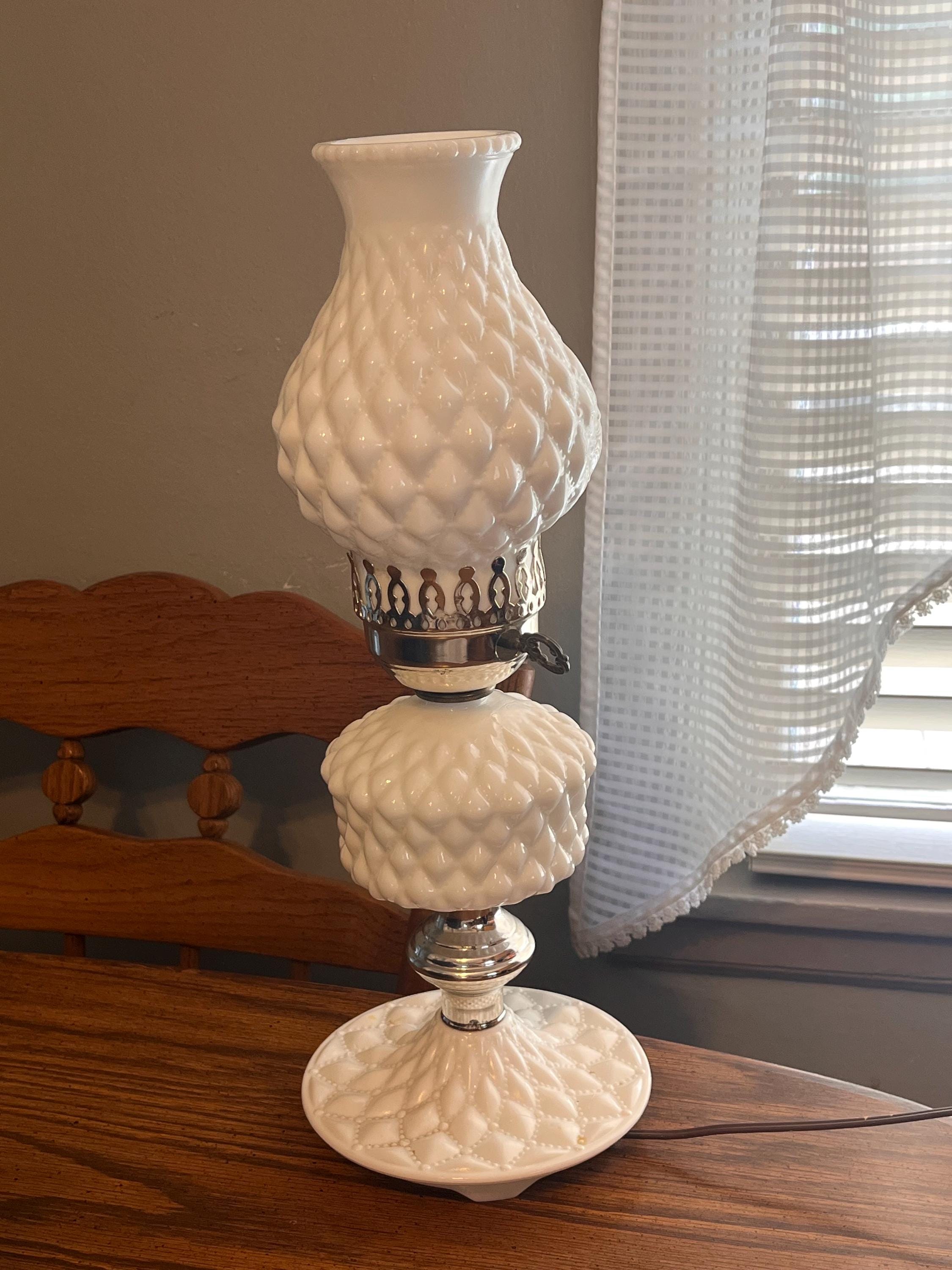 Diamond Quilted Glass Lamp Shades - Etsy