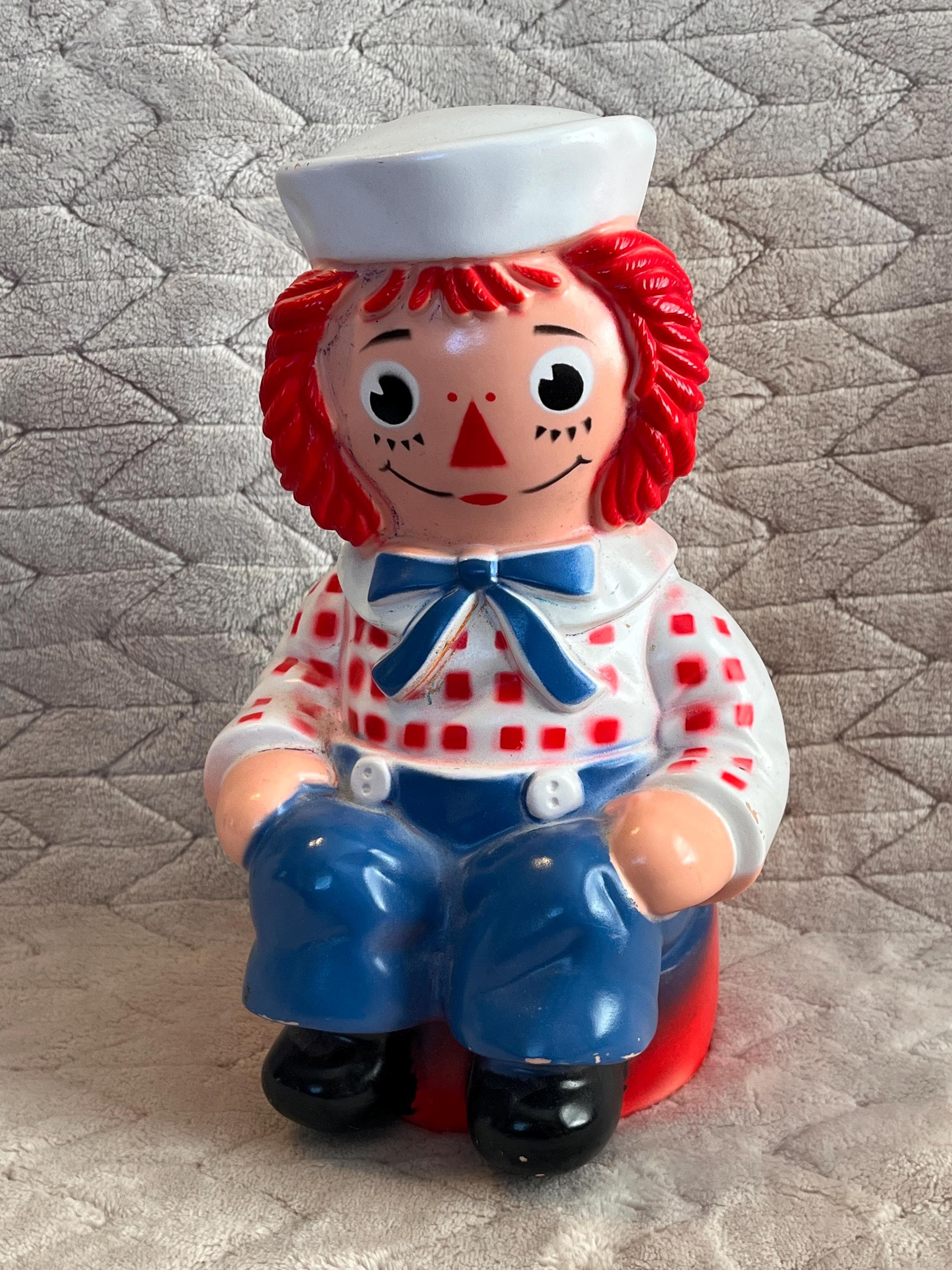 Raggedy Ann and Andy Coin Bank - Etsy
