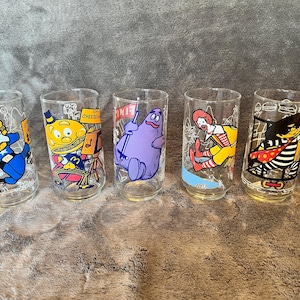 Mcdonalds Glasses 1977 Set - Etsy