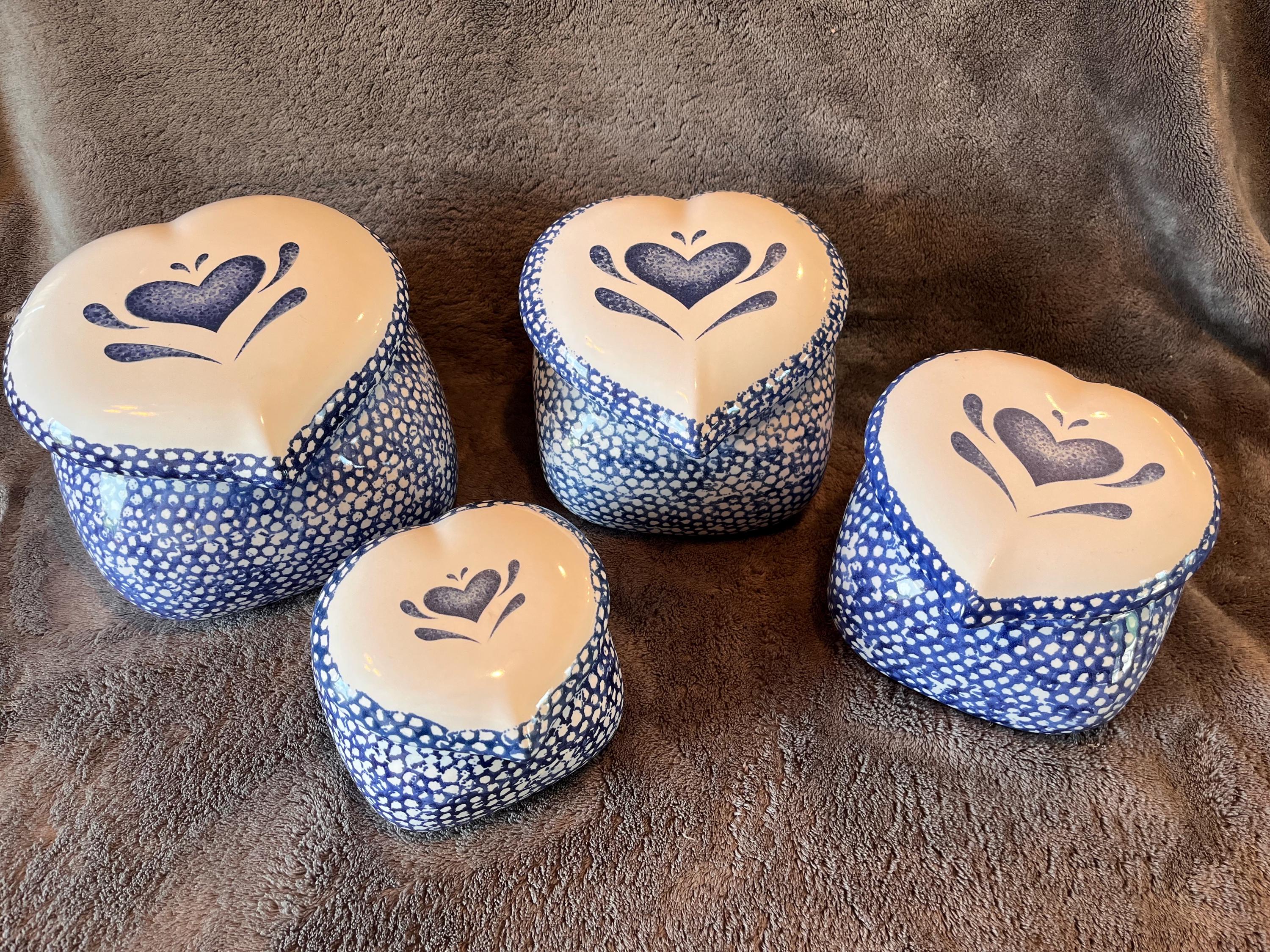 Vintage Heart Canister - Etsy
