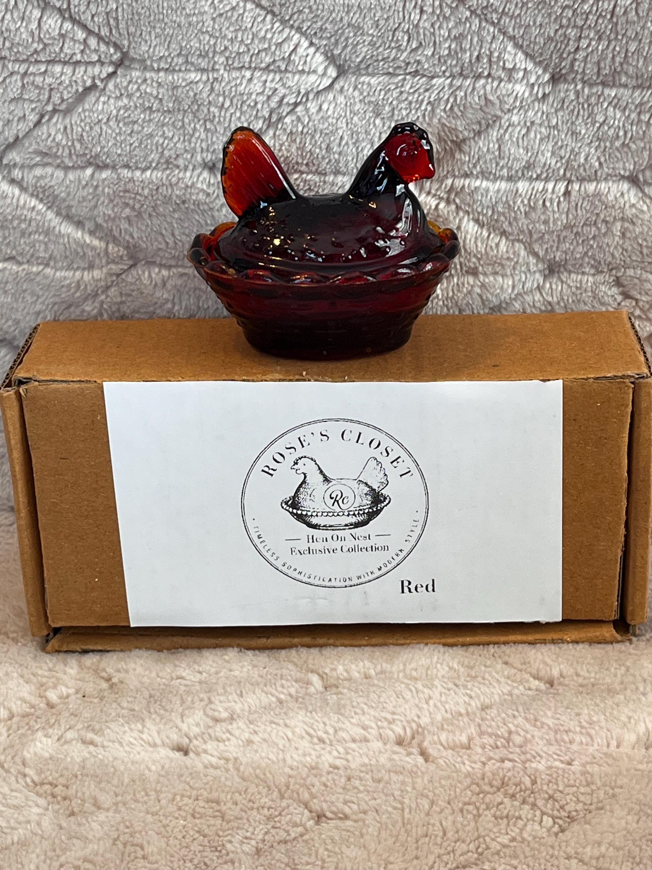 Rose's Closet Mini Red Hen on Nest - Etsy