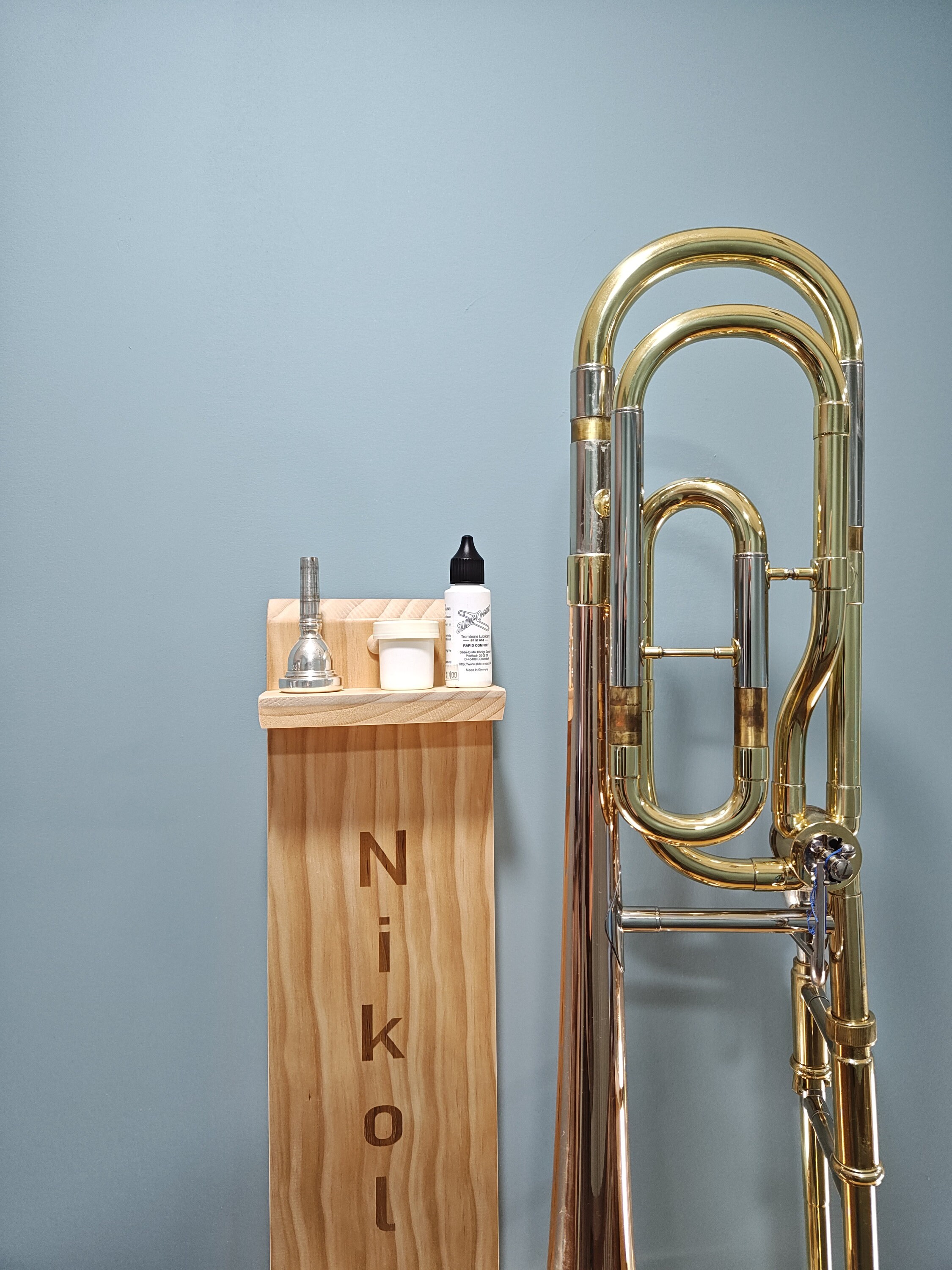 Trombone Wall Mount display Stand Etsy