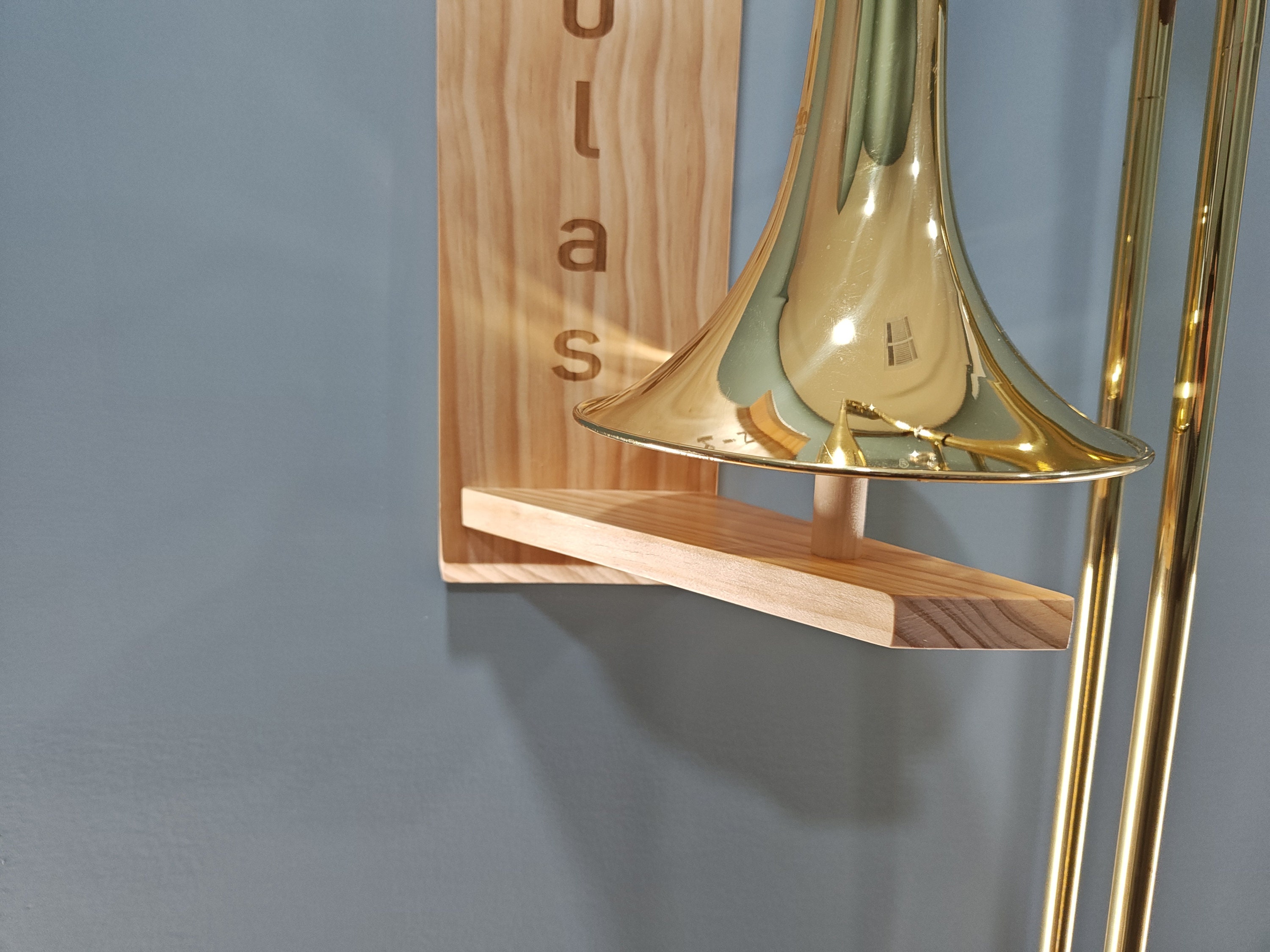 Trombone Wall Mount display Stand Etsy