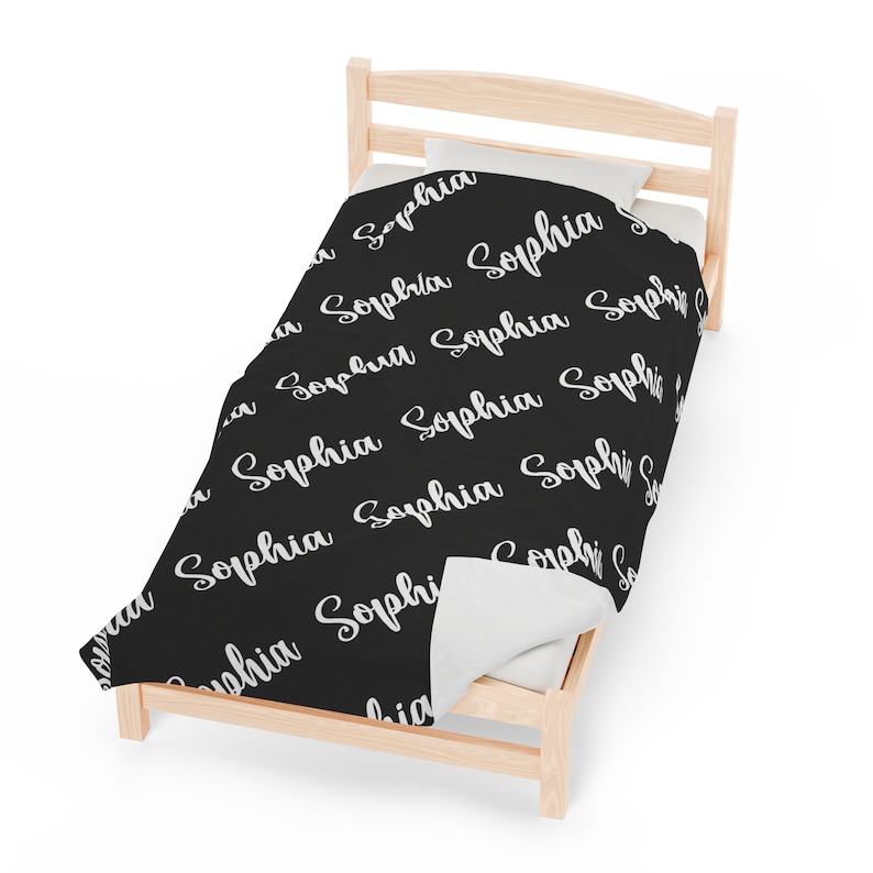 Personalized Baby Blanket With Name - Custom Flannel Blanket For Kids & Adults, 30x40 Inches - View #10