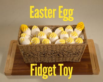 Juguete antiestrés para pasar huevos de Pascua para niños, hallazgos de Pascua para la búsqueda de huevos de Pascua, regalo de conejito de Pascua para rellenar la cesta de huevos de Pascua