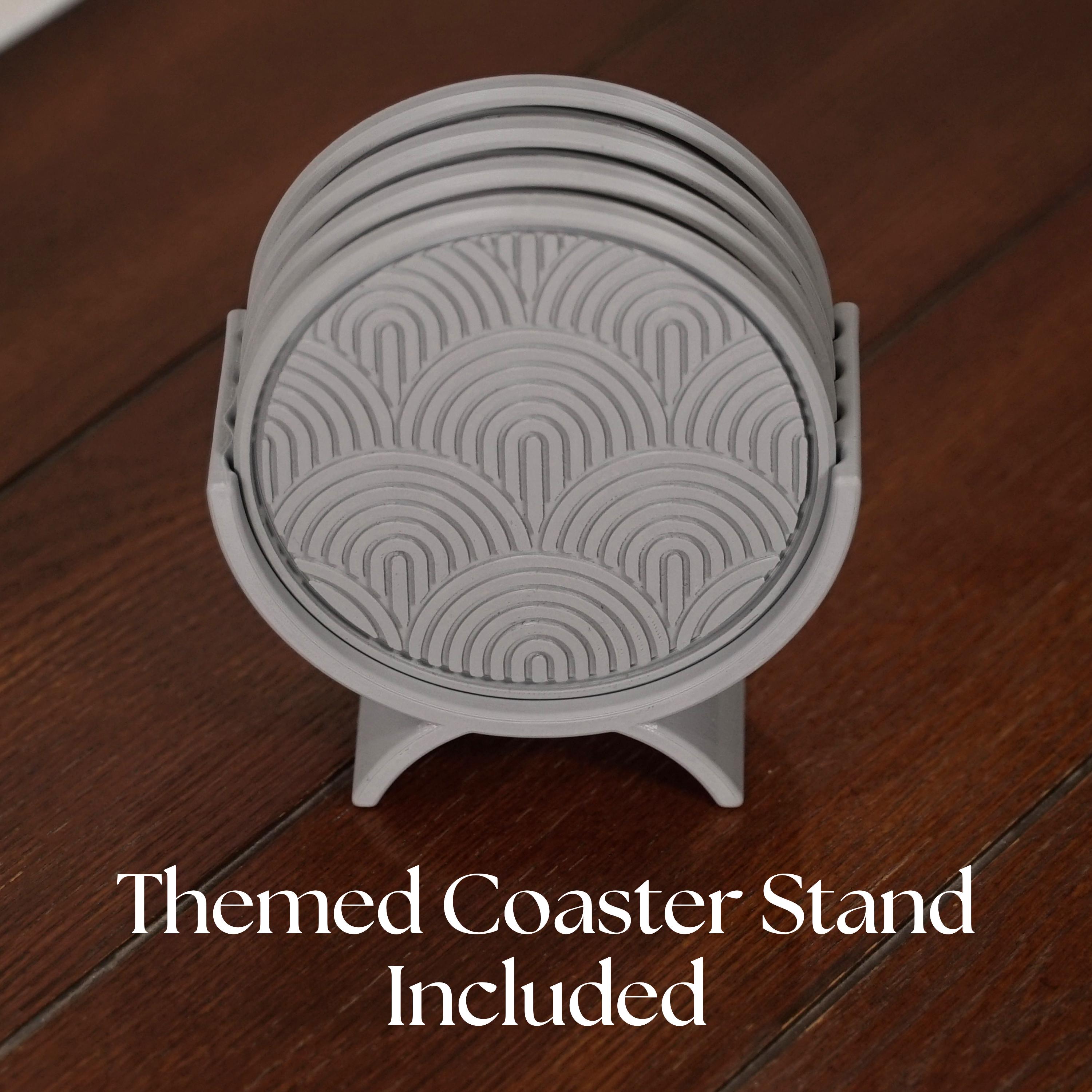 Photo inspiration: Visual Reference: Modern Minimalist Coaster Set For Housewarming Gift For Wedding Home