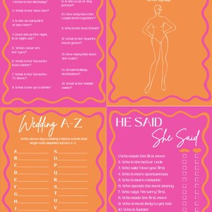 Bridal Shower Games