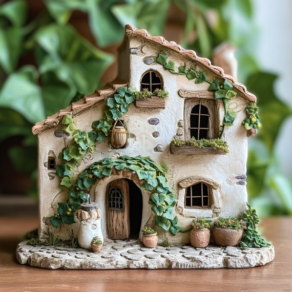 Handmade miniature houses on sale