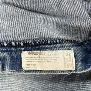 Vintage USA Made Wrangler Jeans 30x29 Light Wash Denim Jeans 80er 90er Western Cowboy Mom Jeans Bild 6