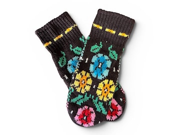 VINTAGE Hand Knit Mittens