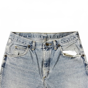 Vintage USA Made Wrangler Jeans 30x29 Light Wash Denim Jeans 80er 90er Western Cowboy Mom Jeans Bild 1