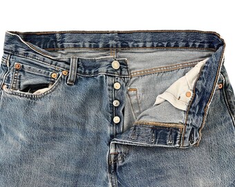 Jeans Levi's 501 Original vintage, talla 35 x 30