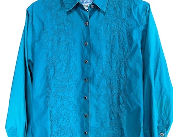 Vintage 80's/90's Women's Wrangler Western Button Up Shirt