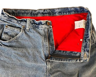 Vintage 90's Wrangler Rugged Wear Fleece-Lined Jeans Unisex W32x L30