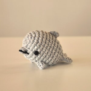 Dolphin Crochet Pattern, Little Crochet Sea Creature, Keychain, Decoration, Cute Original Toy, Unique Gift Idea, No Sew Digital Pattern