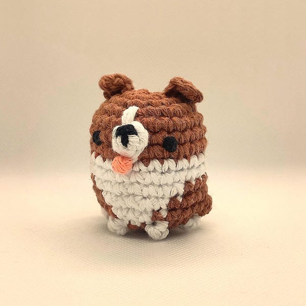 Shepherd Dog Crochet Pattern, Farm Animals Amigurumi Toy, No Sew Digital Pattern