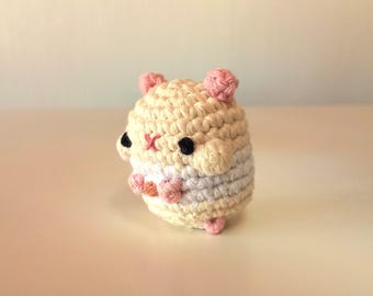 Hamster Crochet Pattern, Pets Amigurumi Toy, No Sew Digital Pattern
