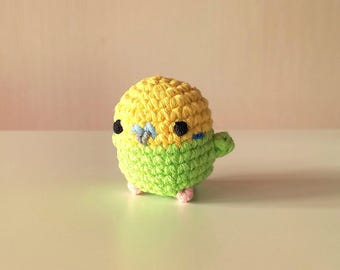 Parakeet Crochet Pattern, Pets Amigurumi Toy, No Sew Digital Pattern