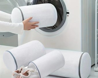 Shoe Washing Bag – Durable Mesh Laundry Bag with Zipper – Protect Sneakers, Bras, Socks & Delicates in the Wash