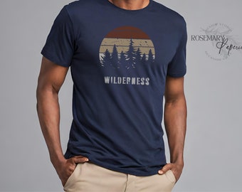 Big  and Tall shirt for men, tall man gift idea,nature lover top for man tall size wilderness shirt for guy, rock climber gift idea camping